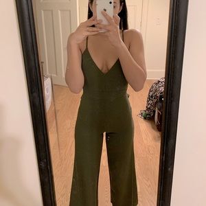 Olive green jumpsuit